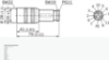 Picture of Andurikaabel PVC + pesa otse, 0.75mm2, ( 5m + M26 12-pin ), SICK
